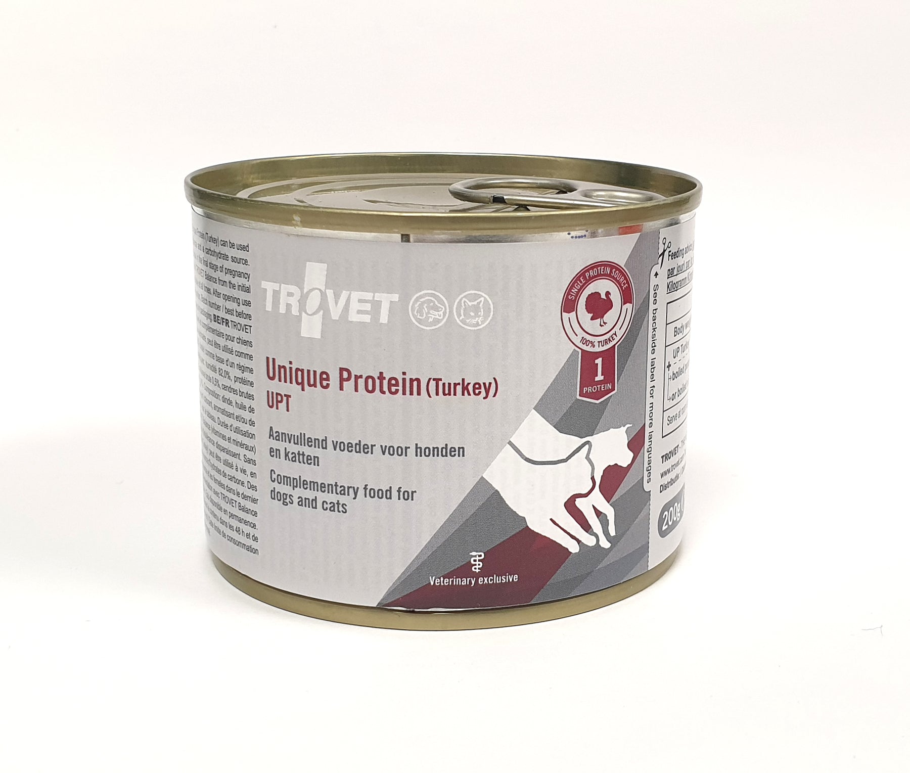 Trovet Unique Protein UPT kalkkuna kissalle ja koiralle 6 x 200 g