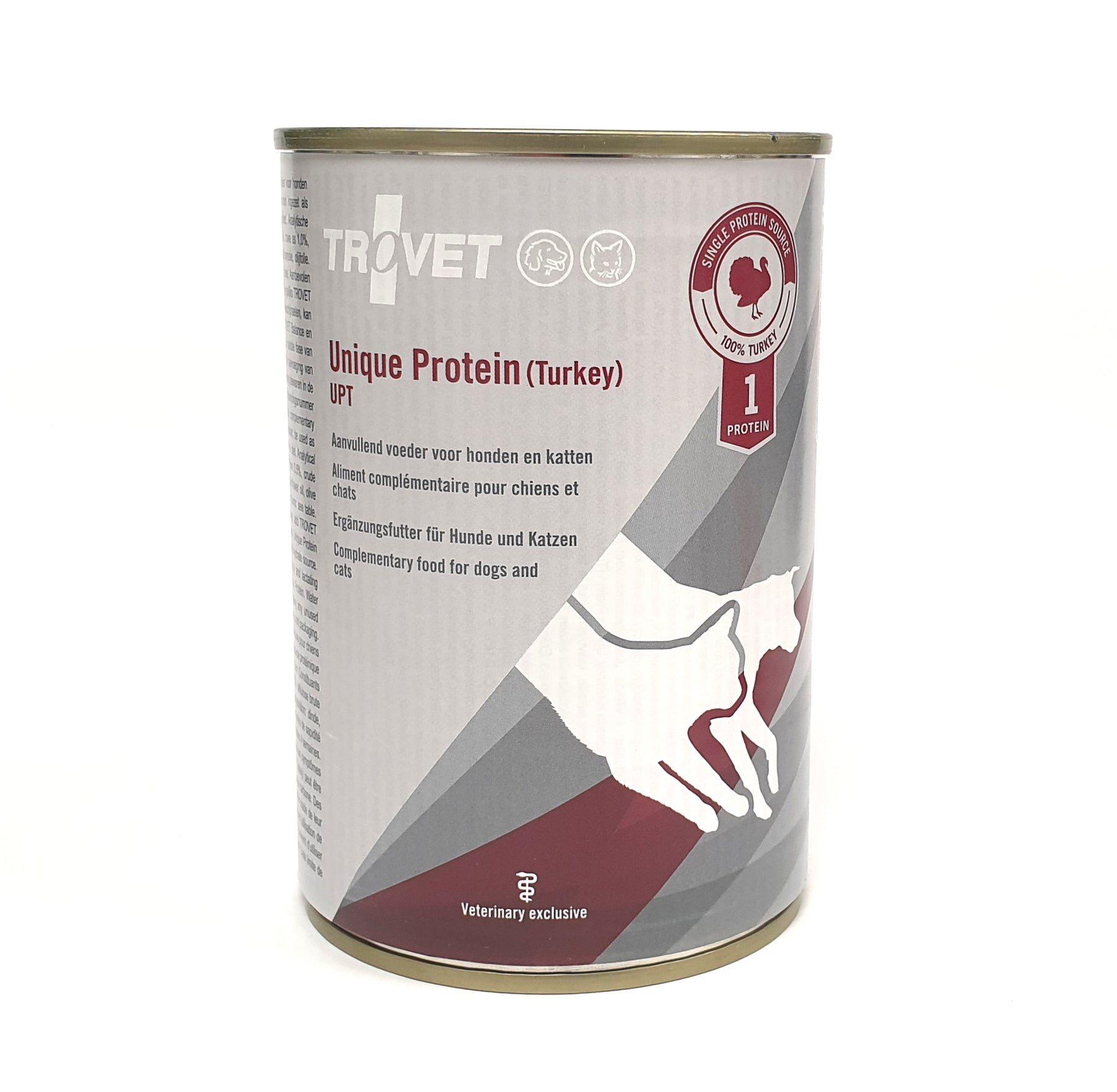 Trovet Unique Protein UPT kalkkuna kissalle ja koiralle 6 x 400 g