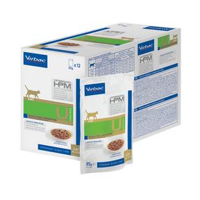 Virbac Veterinary HPM Urology Dissolution & Prevention Cat Wet Food 12 x 85 g