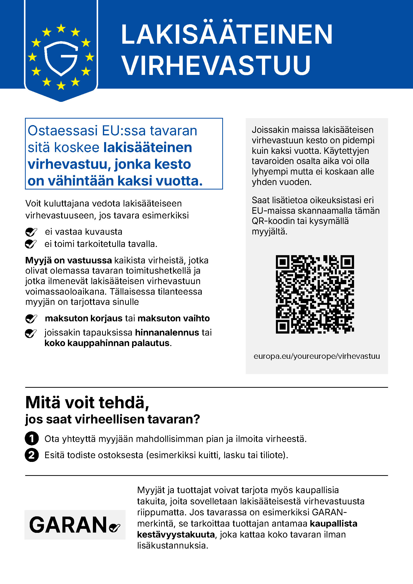 EU Reklamationsrätt